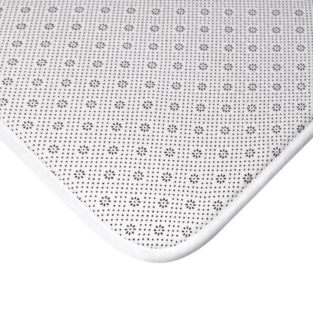 Bath Mat Fresh Water Fish Motifs 24 x 17