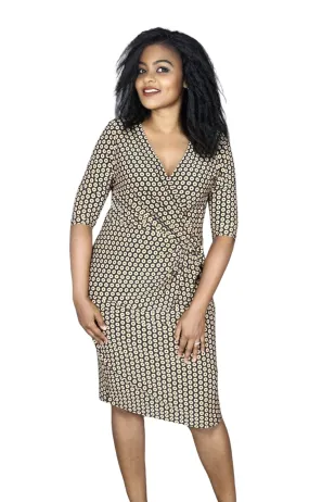 Brown Stretchy Dress
