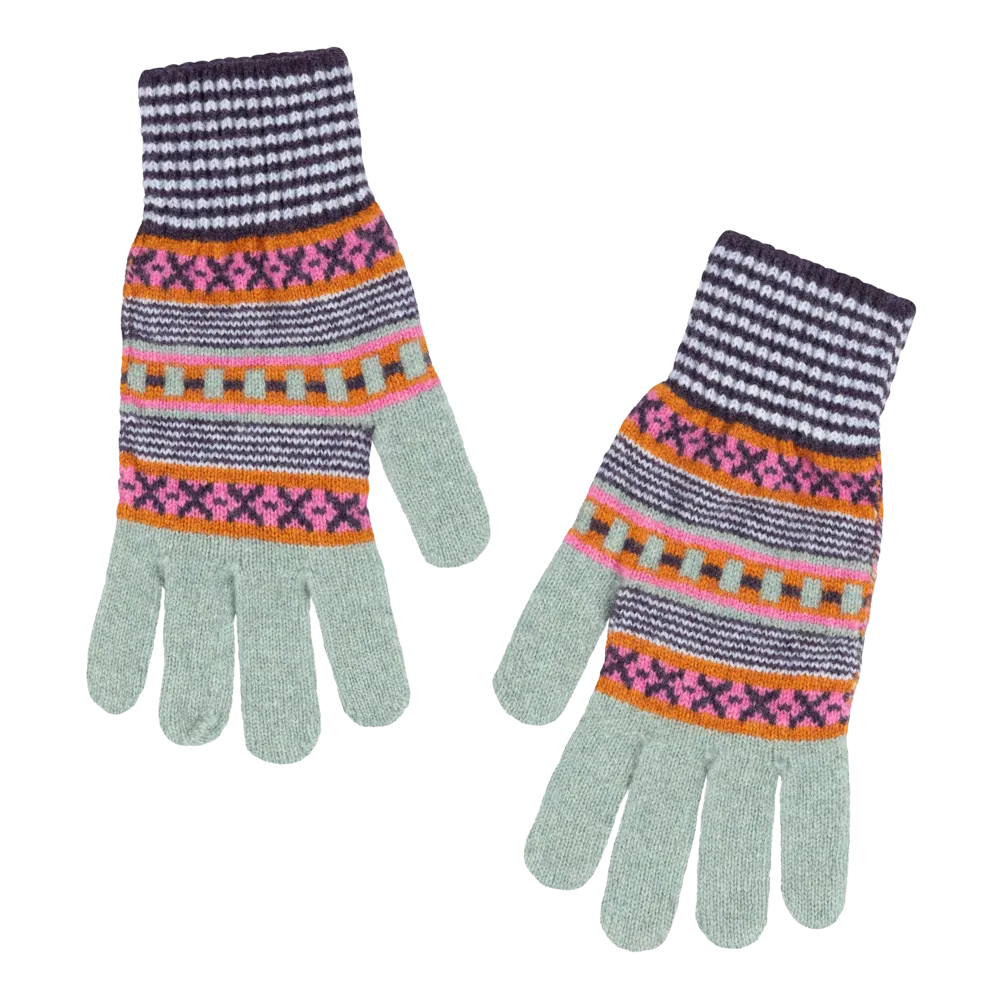 Dot and Cross Gloves - Angel Wings