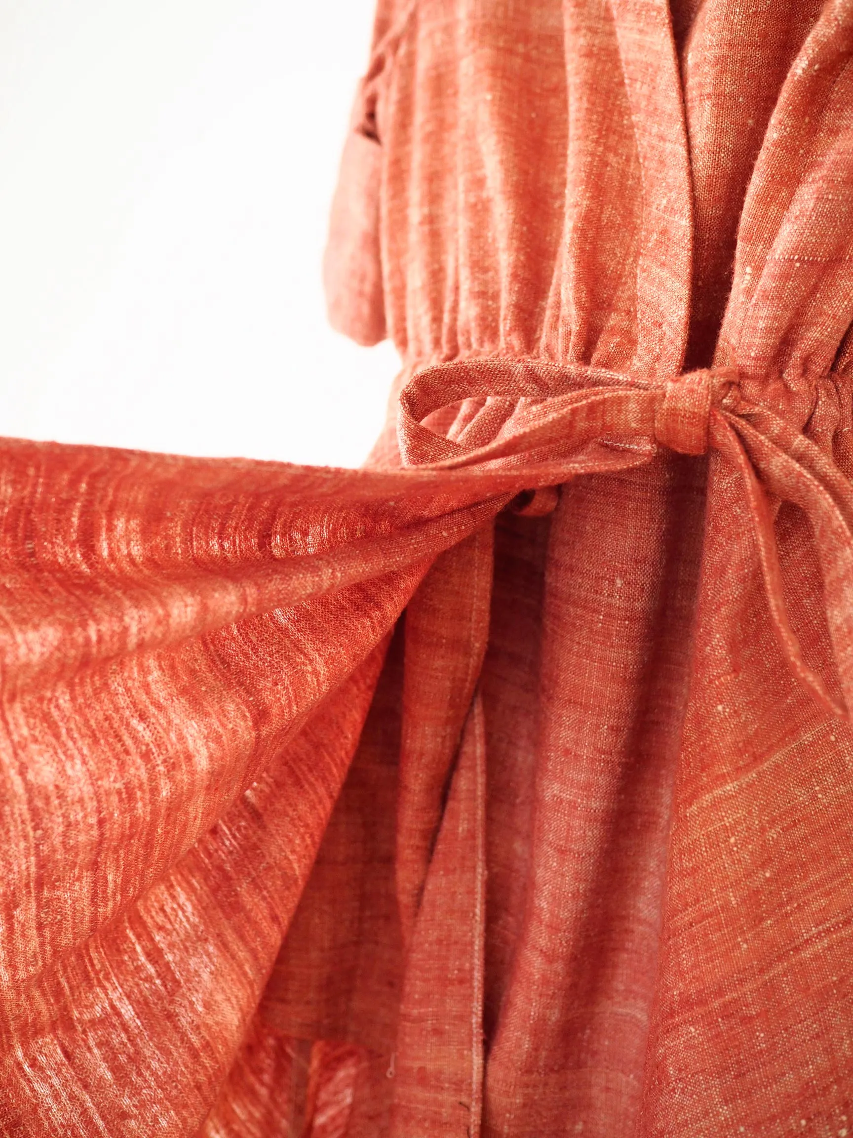 Eri Silk Fabric Indian Madder