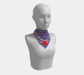 Gratitude Peri Square Scarf