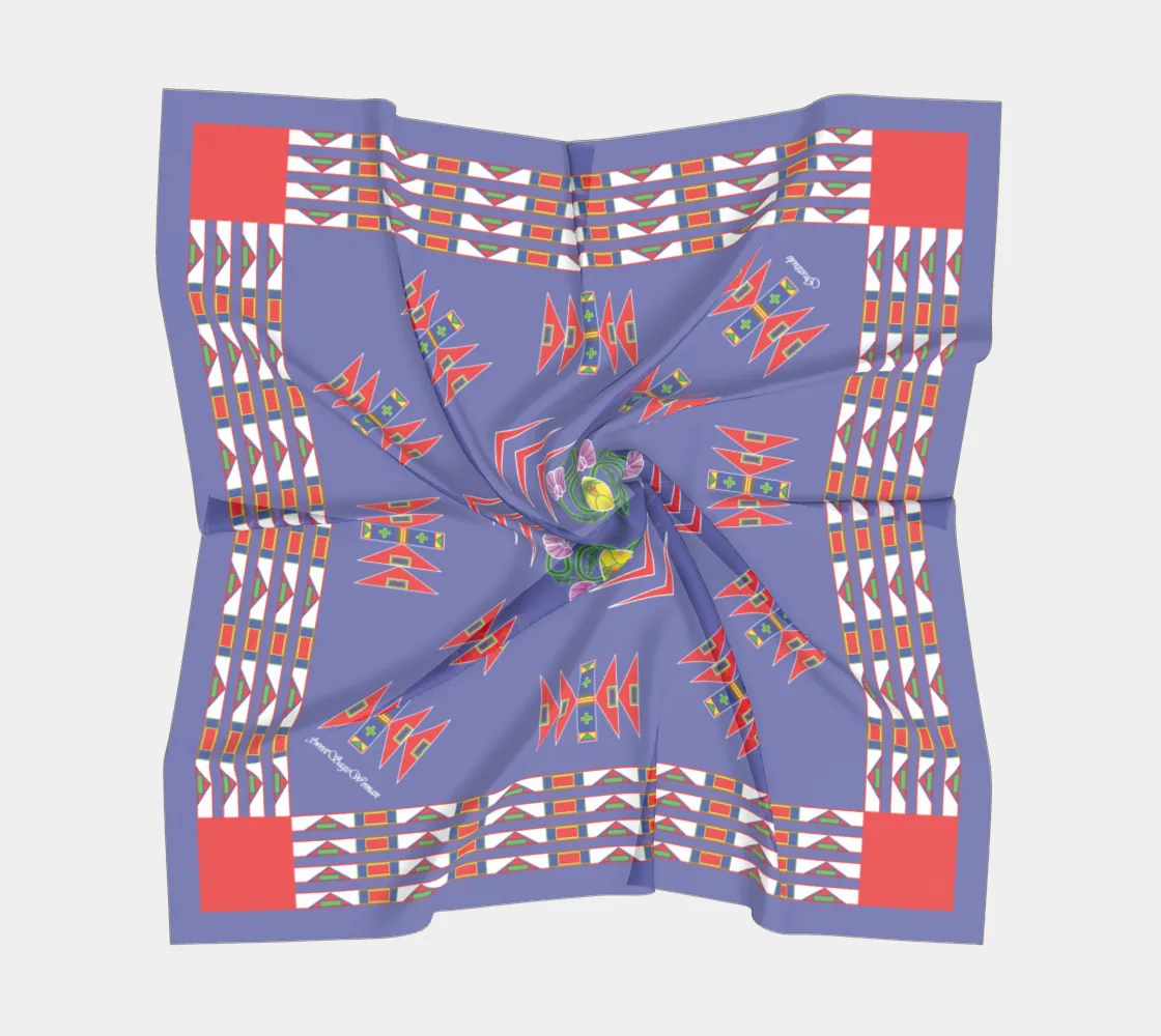 Gratitude Peri Square Scarf
