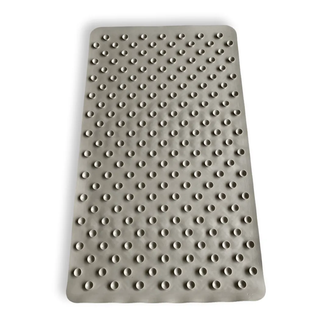 Grey Natural Rubber Bath/Shower Mat
