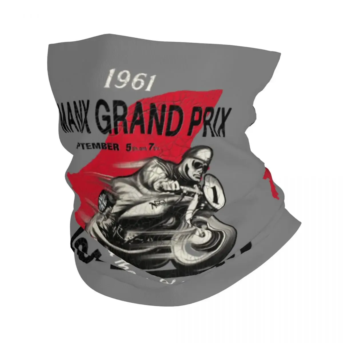 Isle Of Man TT Motorcycle Bandana Neck Gaiter