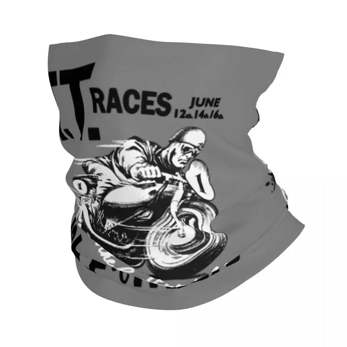 Isle Of Man TT Motorcycle Bandana Neck Gaiter