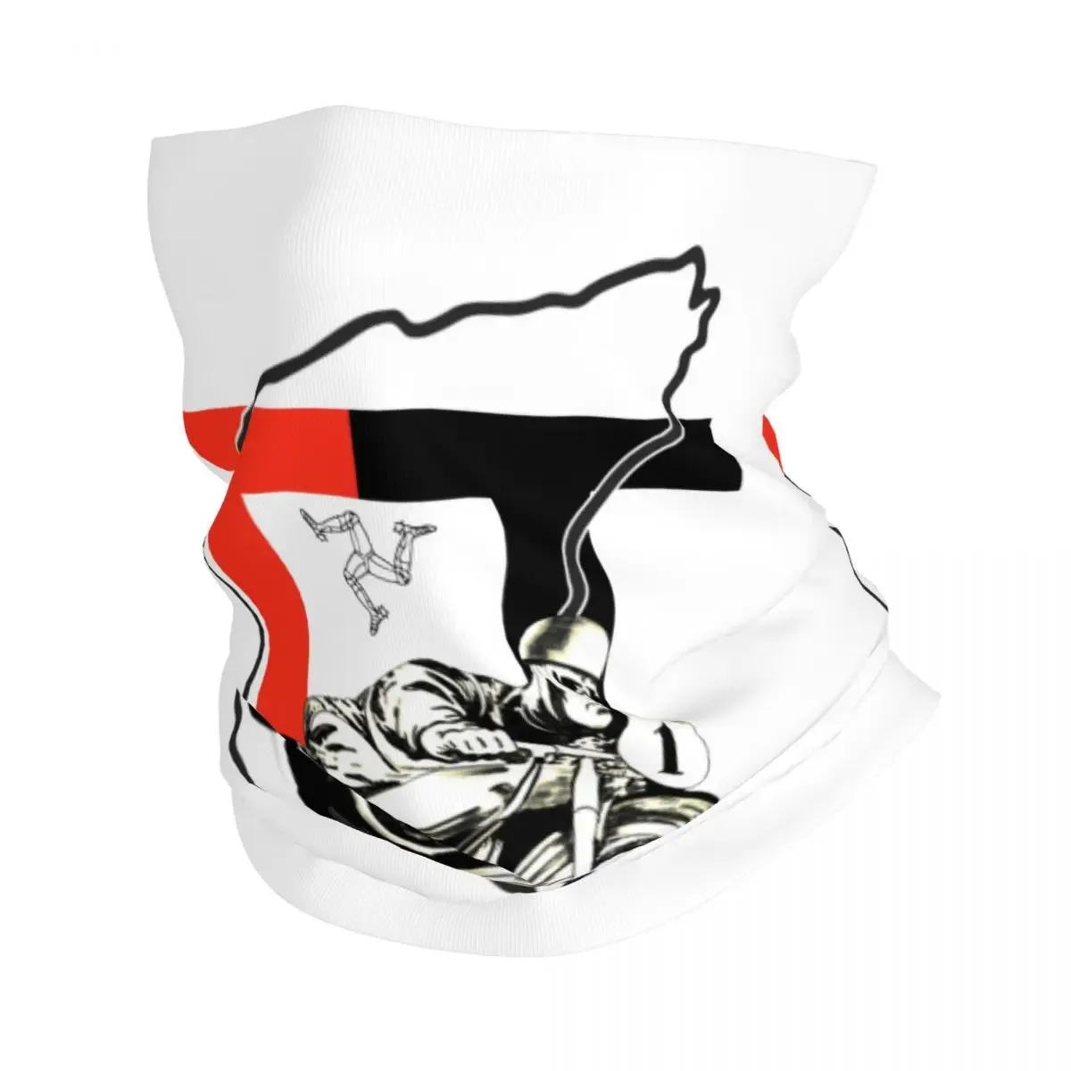 Isle Of Man TT Motorcycle Bandana Neck Gaiter