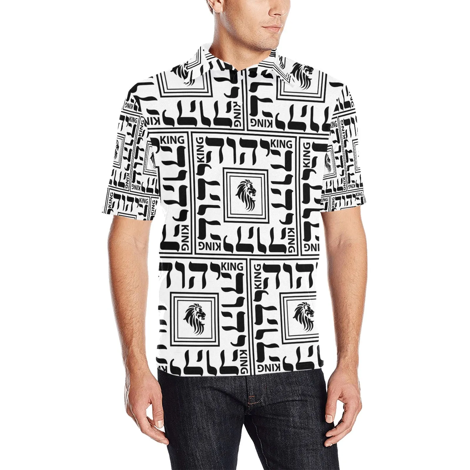King YAHWEH Peak - Mens Polo Shirt