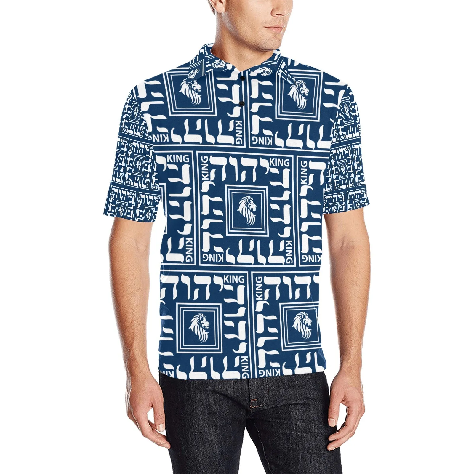 King YAHWEH Peak - Mens Polo Shirt