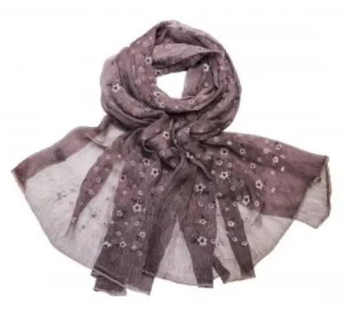 Lightweight Mini Floral Scarf