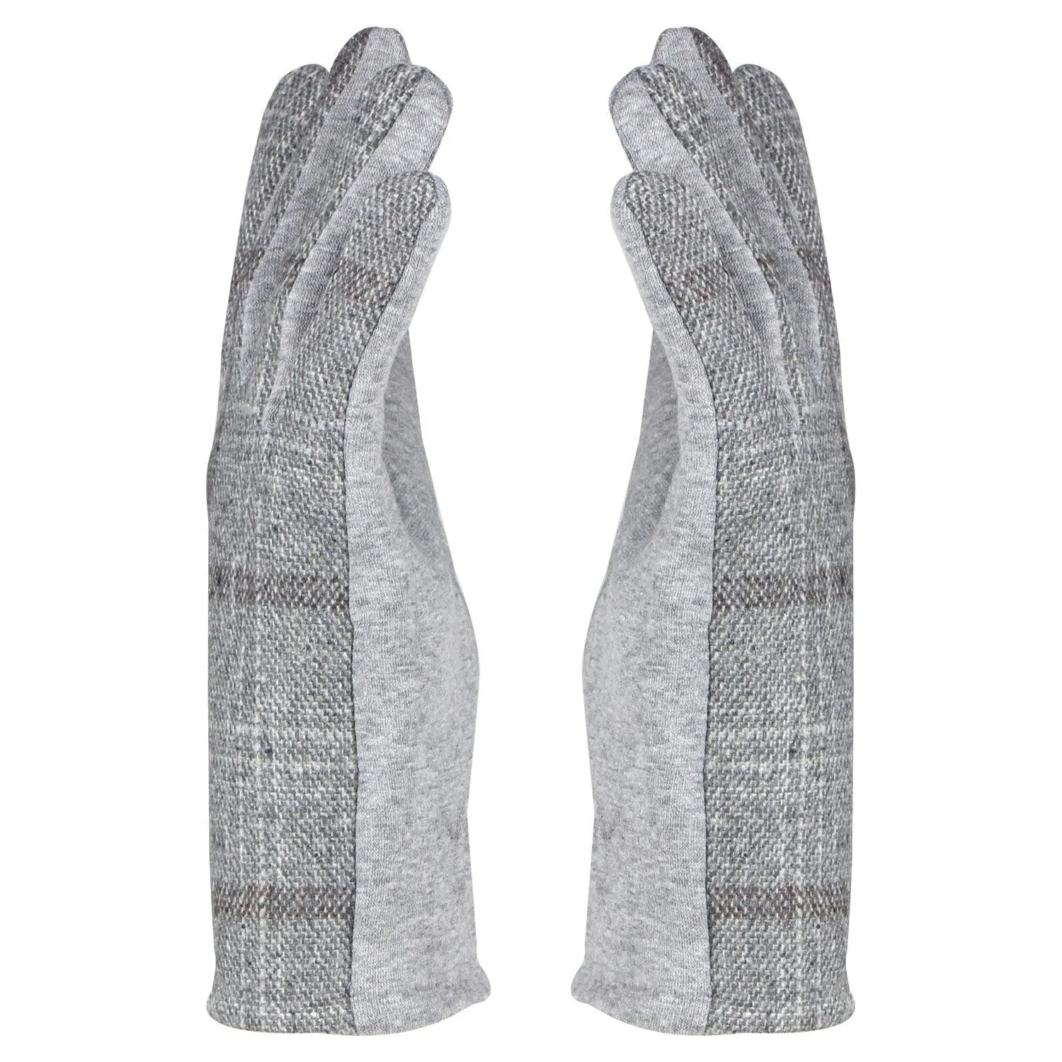 Men's Winter Gloves In Light Grey