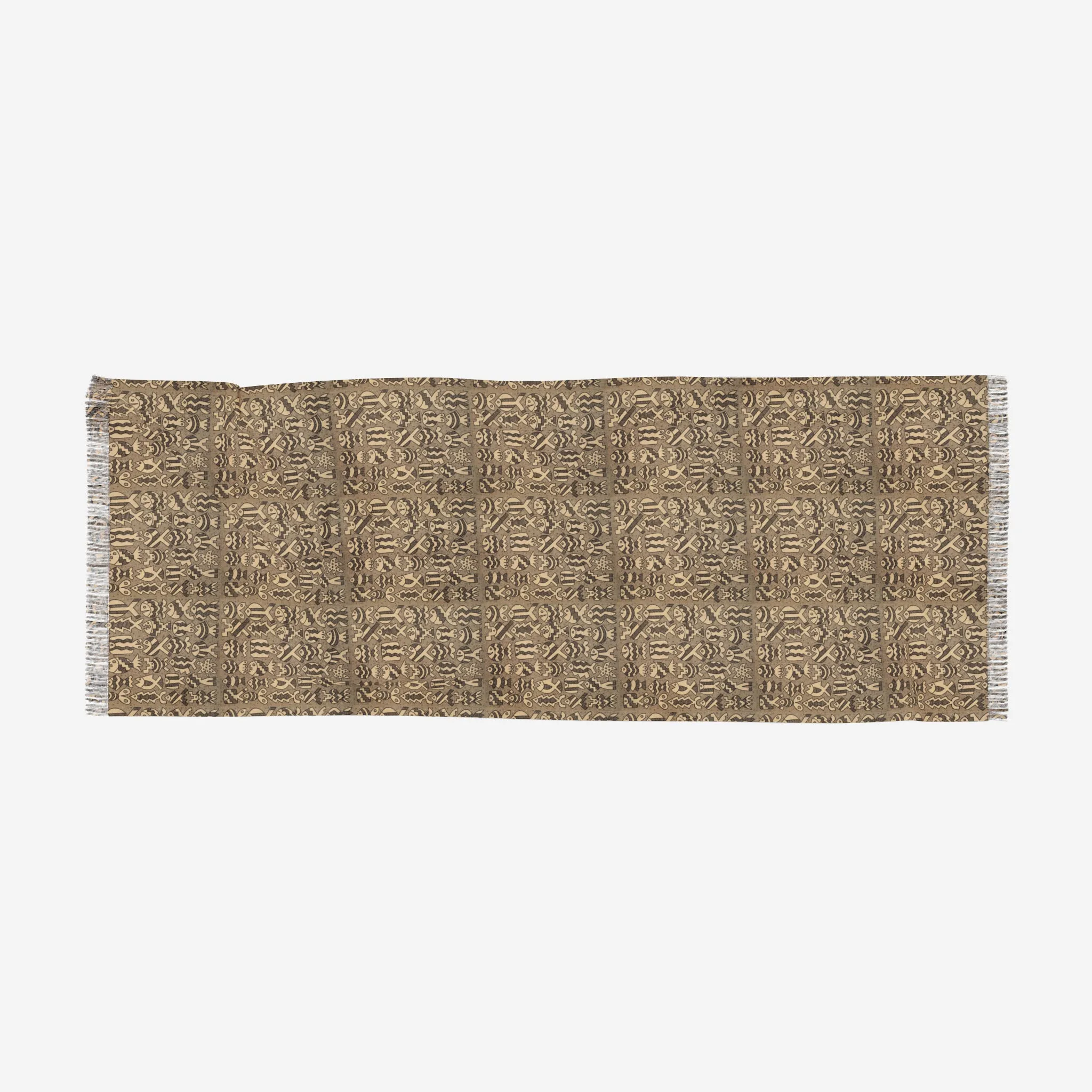 Monochromatic Fish Scarf