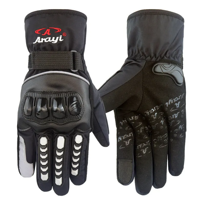 Motorcycle Warm Gloves Waterproof And Drop-proof Outdoor Riding