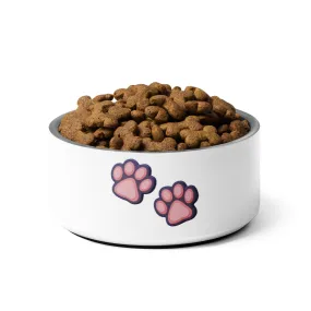 Pink Paws Pet bowl