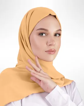 Premium Chiffon Hijab – Sand Brown